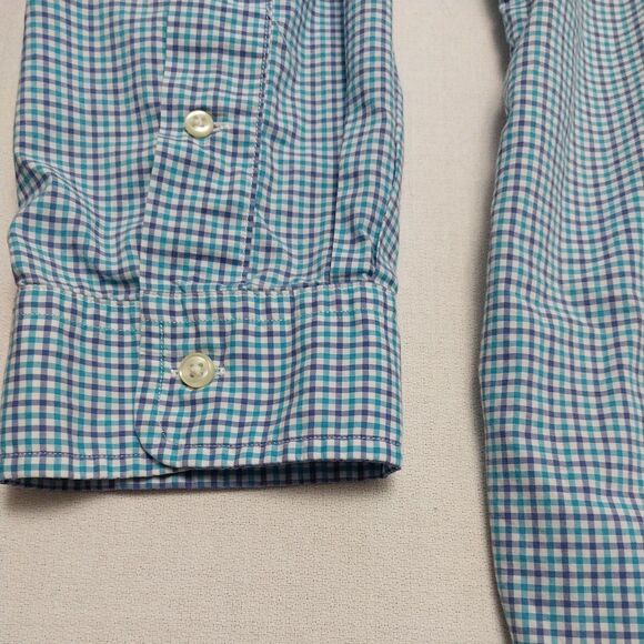 Ralph Lauren Button Down Shirt Long Sleeve Blue Check Men's XXL - Picture 6 of 16
